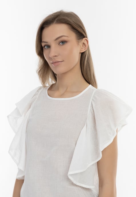 Dreimaster Blouse women off-white - Image 5