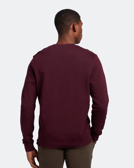 Jersey tipo jersey en color burdeos con la marca Lyle & Scott - Image 3