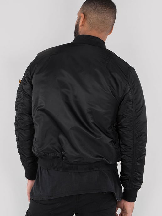 Chaqueta bomber MA-1 VF NASA para hombre de Alpha Industries en negro - Image 5