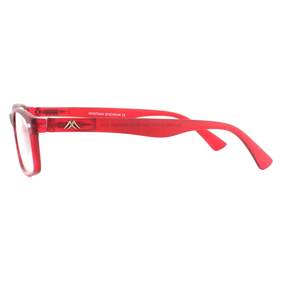 Montana Reading Glasses BLF83-B Matte Red Burgundy Blue Light Block +2.50 - Image 3
