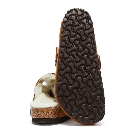 Birkenstock Boston Shearling Mink Slippers - Image 4