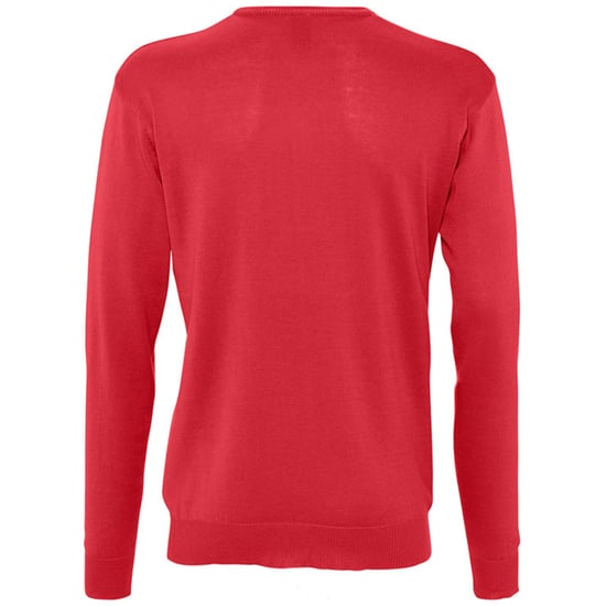 SOLS Mens Galaxy V Neck Sweater (Red) - Image 2