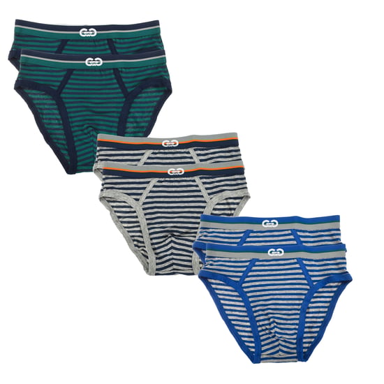Pack-6 Breathable fabric slips with anatomical front LP1002 child