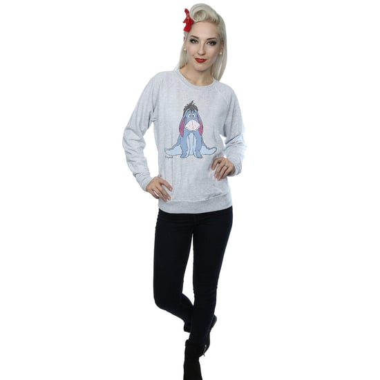 Disney Womens/Ladies Winnie The Pooh Classic Eeyore Sweatshirt (Heather Grey) - Image 4