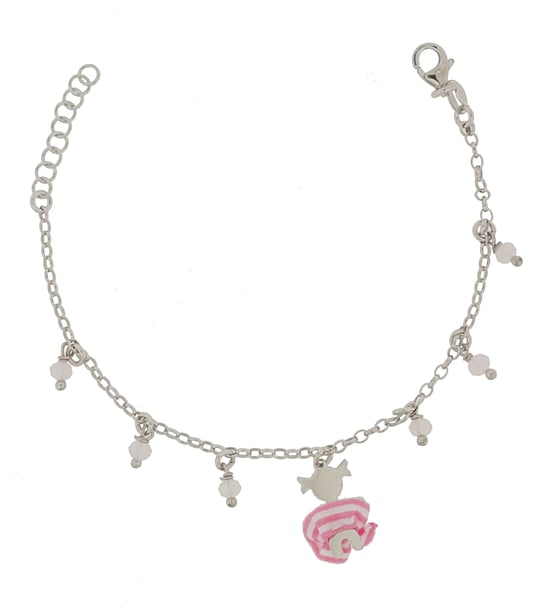 Orphelia 'Cute' Child's 925 Sterling Silver Bracelet - Silver ZA-7133 - Image 3