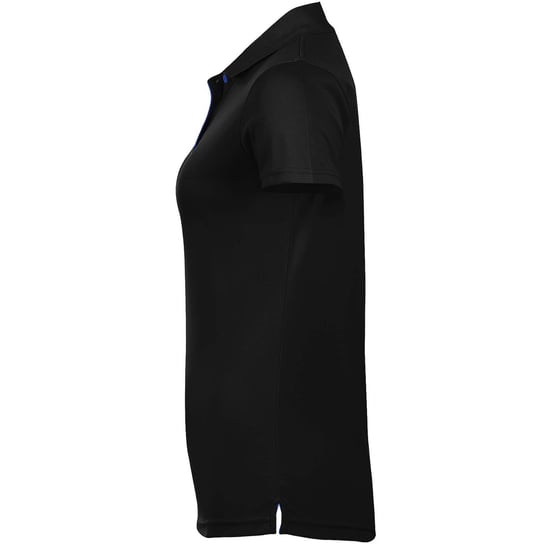 SOLS Womens/Ladies Performer Short Sleeve Pique Polo Shirt (Black) - Image 3