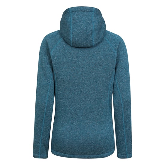 Mountain Warehouse Womens/Ladies Nevis Faux Fur Lined Full Zip Hoodie (Teal) - Image 2