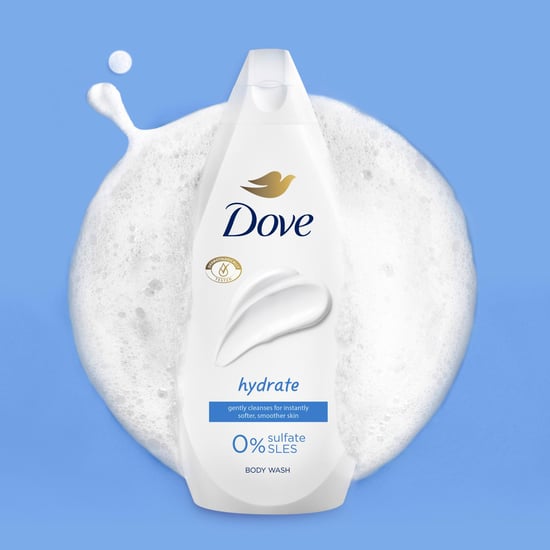 Dove Hydrate Body Wash 0% Sulfate SLES for Softer & Smoother Skin 225ml, 4 Pack