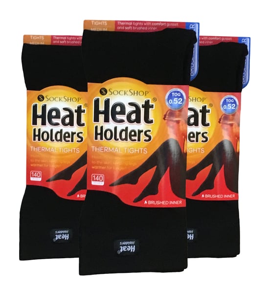 Heat Holders - 3 Pack Mallas Térmicas Negras para Mujer - Negro - Image 2