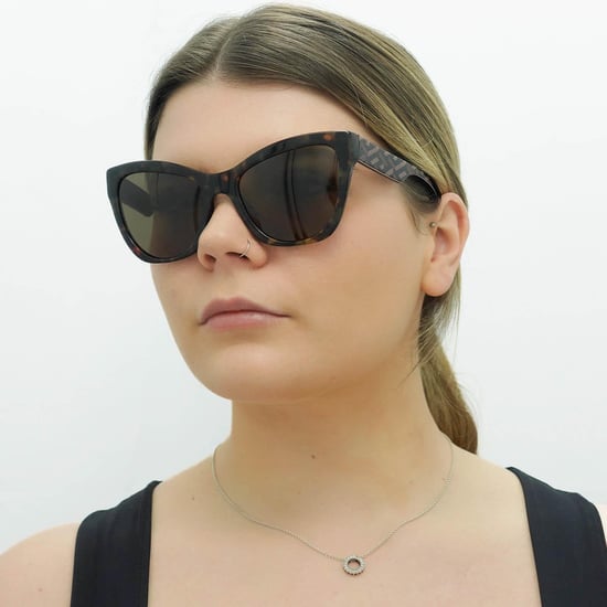 Versace Gafas de Sol Cat Eye para Mujeres Patrón Havana Marrón Oscuro VE4417U - Image 5