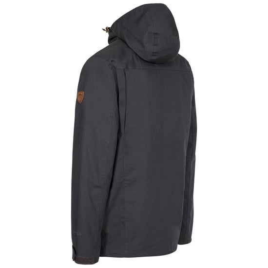 Trespass Mens Raharra Waterproof Jacket (Dark Grey) - Image 2