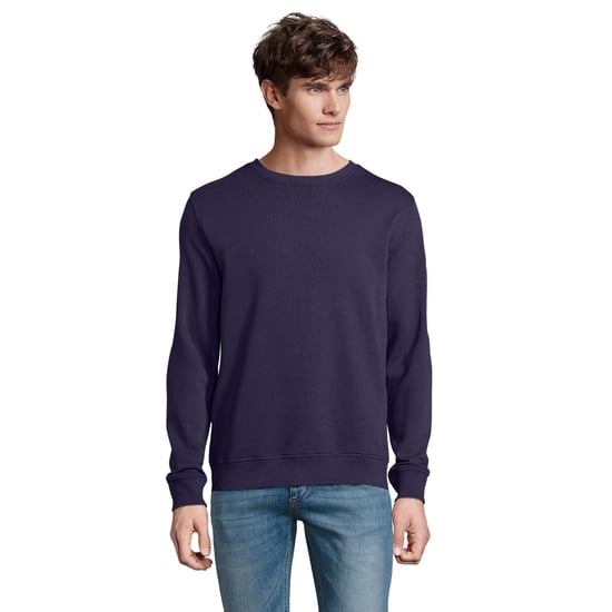 SOLS Unisex Adult Comet Organic Sweatshirt (French Navy) - Image 4