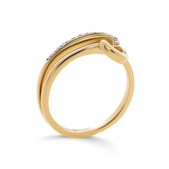 Orphelia 'Ida' Women's 925 Sterling Silver Ring - Gold ZR-7521/G - Image 2