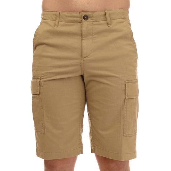 Men's Timberland Outdoor Relaxed Cargo Shorts in Khaki