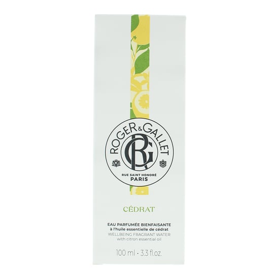 Roger & Gallet Agua Perfumeada de Bienestar Cedrat 100ml - Image 3