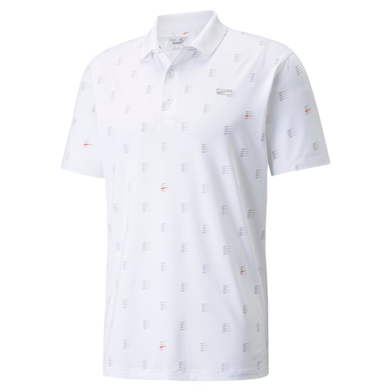 PUMA Mens MATTR Moving Day Golf Polo Shirt