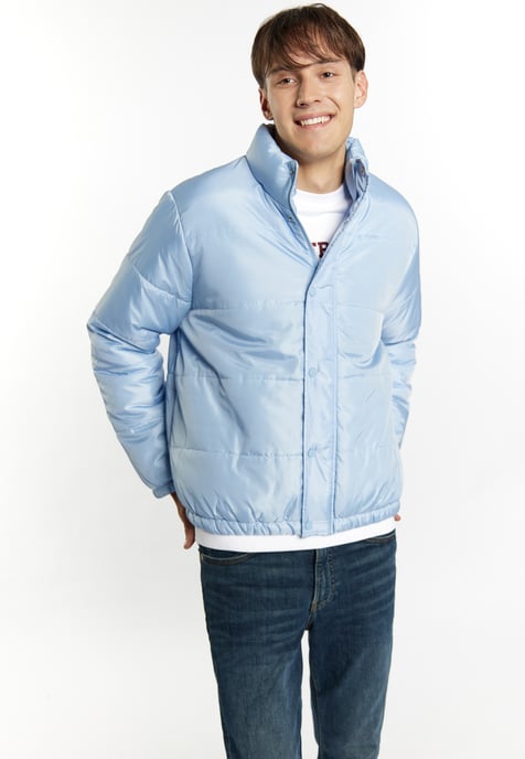 Mo Light quilted jacket Men ice blue - Image 3
