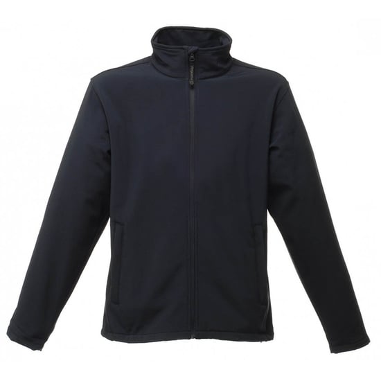 Regatta Reid Mens Softshell Wind Resistant Water Repellent Jacket (Navy Blue)