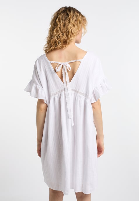 Dreimaster Dress women white - Image 4