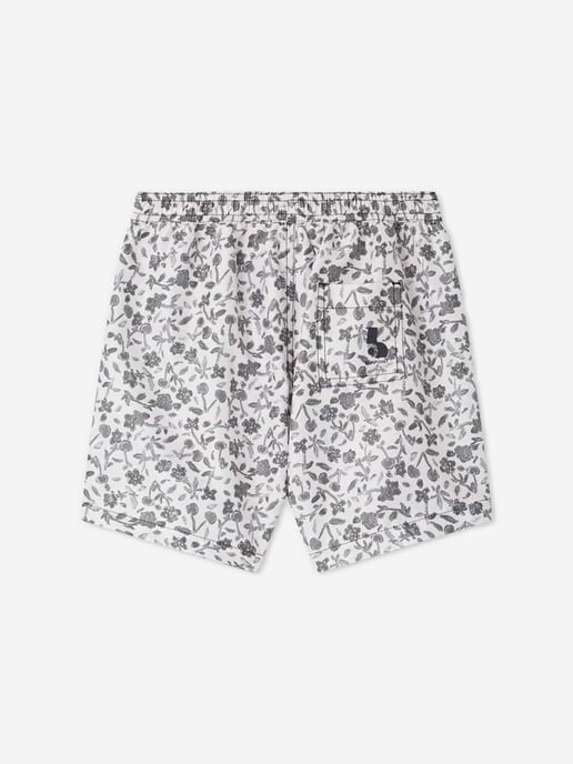 Bonpoint Boys Ariel Floral Swim Shorts