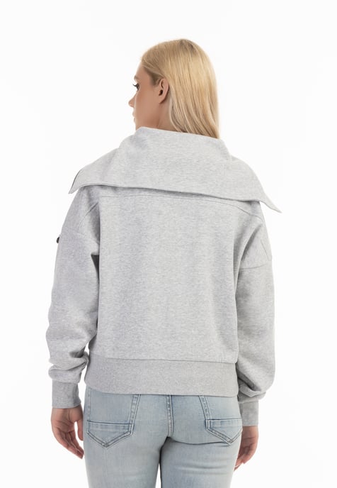 DreiMaster Vintage Oversize Troyer Sweater - Image 4
