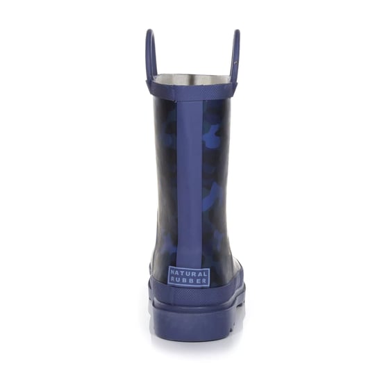Regatta Childrens/Kids Minnow Camo Wellington Boots (Dark Denim)