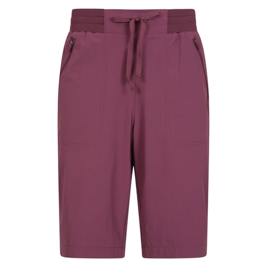 Mountain Warehouse Womens/Ladies Explorer Long Shorts (Burgundy) - Image 1