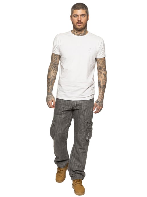 Enzo | Vaqueros de combate para hombre - Gris - Image 5