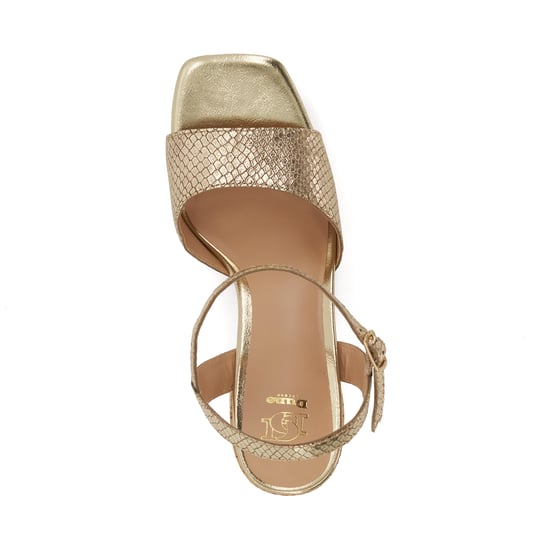 Dune Ladies Jacuzzi - Cork Heeled Platform Sandals - Image 3