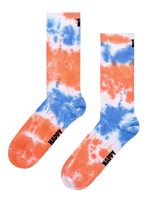 Calcetines Tie Dye | Calcetines Happy | Calcetines Multicolor Transpirables y Divertidos | Calcetines de Regalo - Melocotón - Image 2