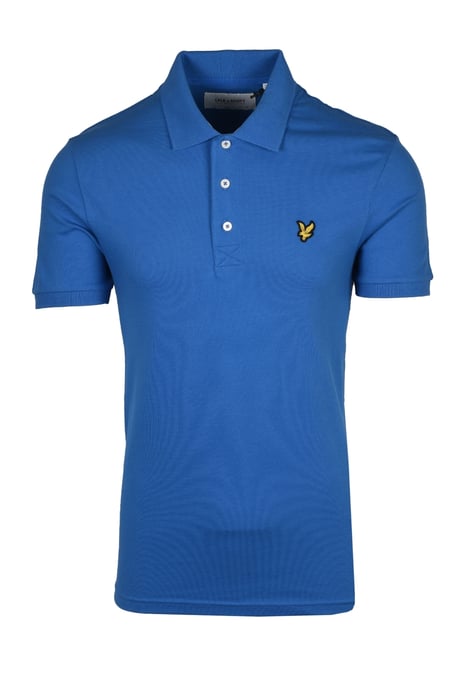 Polo liso azul Primavera de Lyle & Scott - Image 1