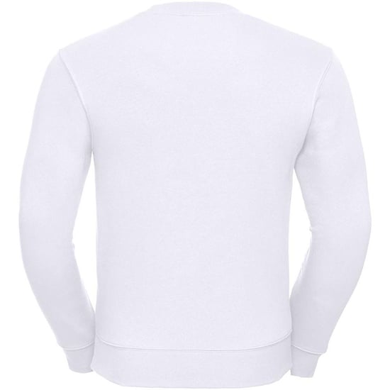 Russell Mens Authentic Sweatshirt (Slimmer Cut) (White) - Image 2