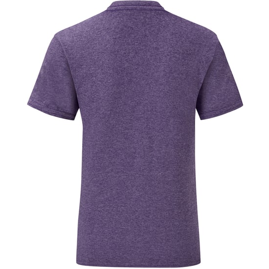 Fruit Of The Loom Mens Iconic T-Shirt (Pack of 5) (Heather Purple)