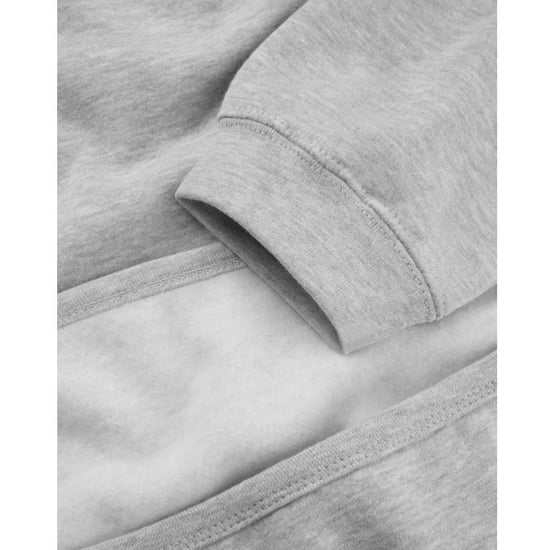 Russell Mens Crew Neck Set In Sweatshirt Top (Light Oxford) - Image 3