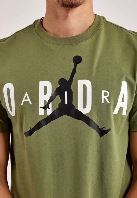Camiseta Nike Air Jordan Stretch Oliva - Image 3