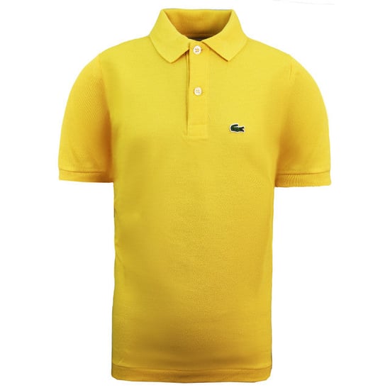Polo Lacoste Classic amarillo para niños - Image 1