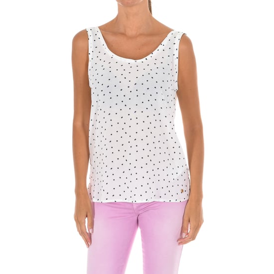 Blusa sin mangas con escote en V para mujer C5022 - Image 1