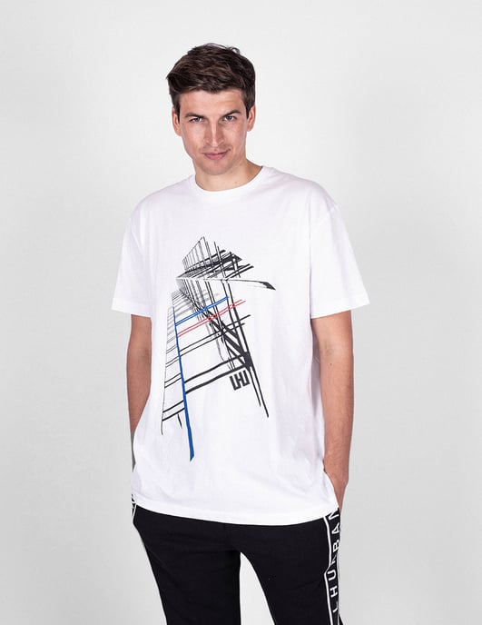 Les Hommes T-shirt City Men's White