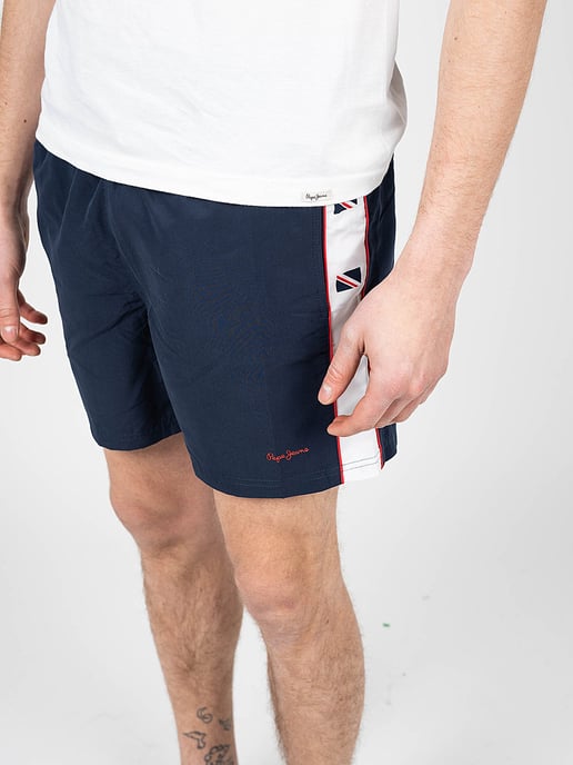 Pepe Jeans Shorts de baño Risto D del hombre rojo, azul oscuro, Violeta - Image 5