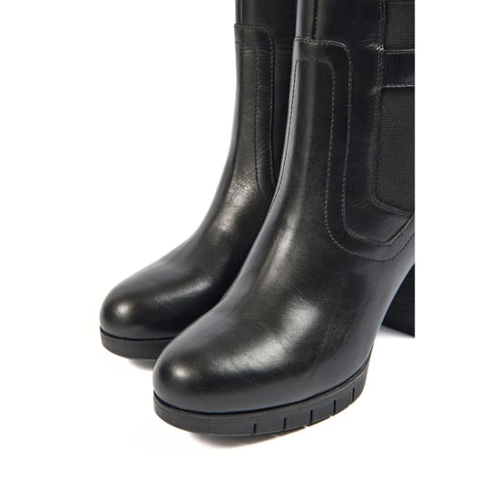 Pod Nala Leather/Textile Women's Black Boots - Image 5