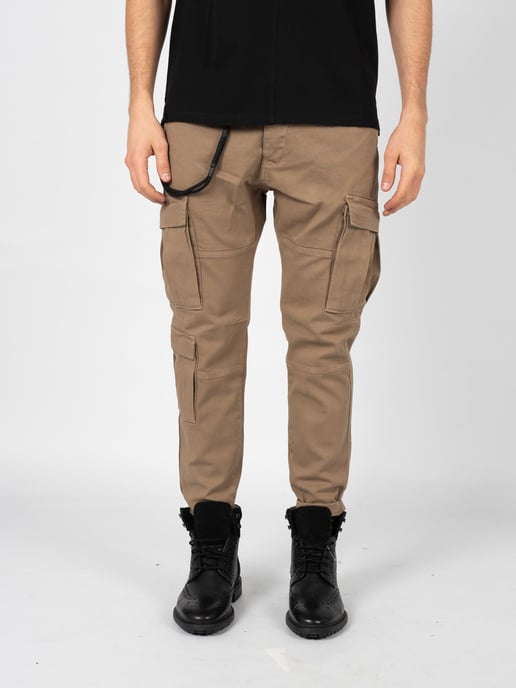 Pantalón Xagon Cargo Hombre Beige - Image 3