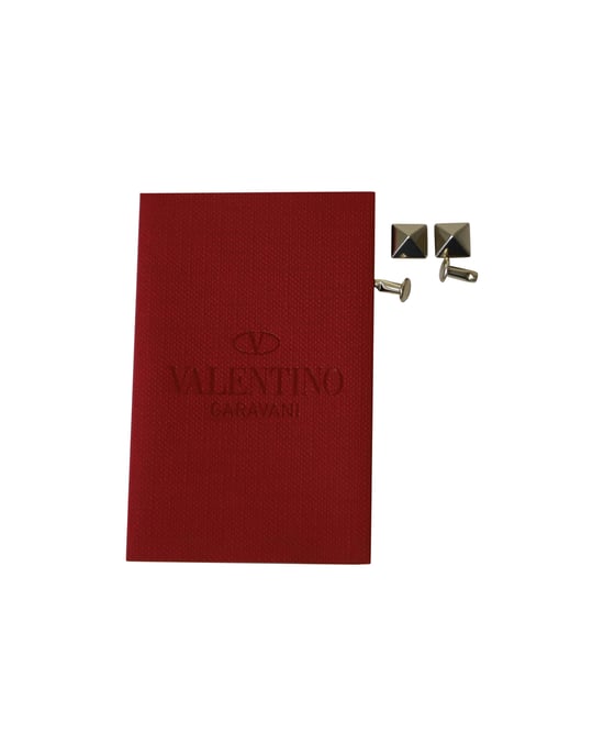 Valentino Garavani Rockstud Bracelet in Brown Calfskin Leather - Image 6