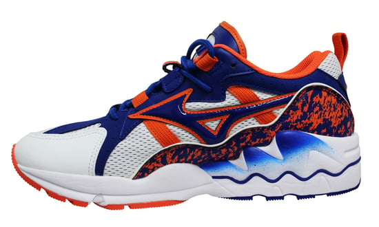 Mizuno Sport Style Wave Rider 1 White/Blue Trainers