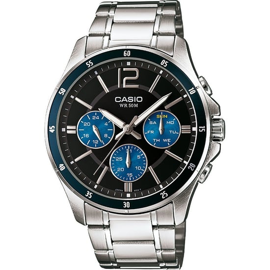 Casio Casio Collection Men's Silver Watch MTP-1374PD-2AVEF - Image 1