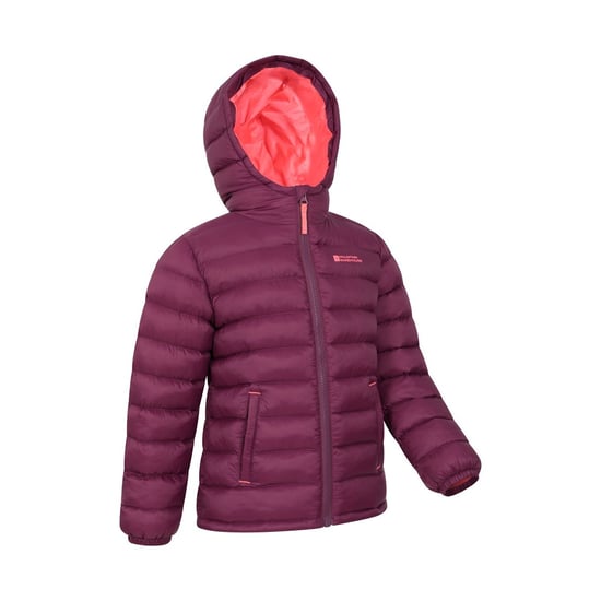 Mountain Warehouse Childrens/Kids Seasons II Padded Jacket (Berry) - Image 4
