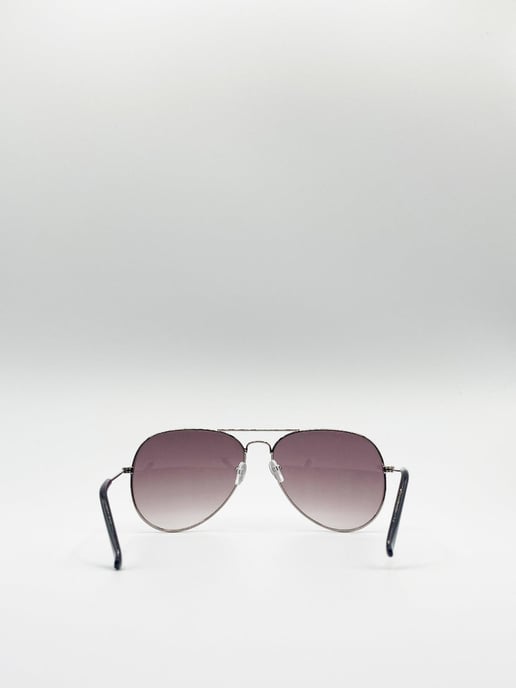 Classic Aviator Metal Frame Sunglasses
