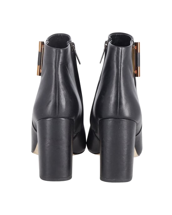 Michael Kors Gloria Ankle Boots in Black Leather - Image 5