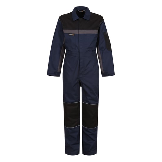 Regatta Childrens/Kids Contrast Snap Fit Jumpsuit (Navy/Black) - Image 1