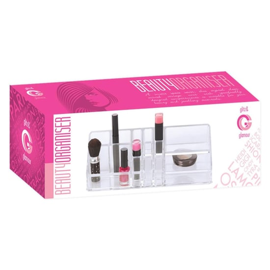 Envie Glitz and Glamour 80730 Beauty Acrylic Cosmetic Make-Up Organiser