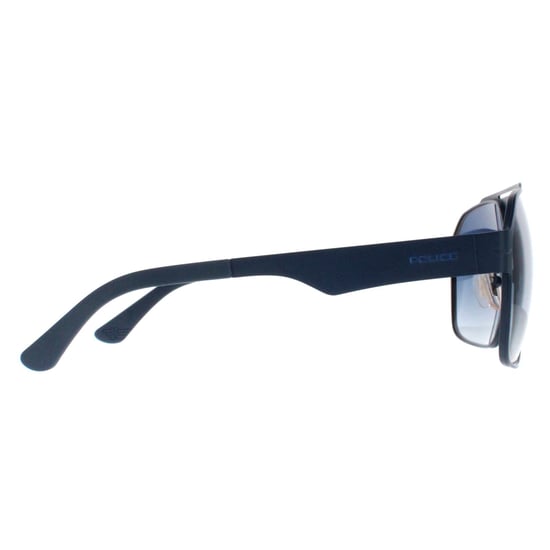 Police Aviator Mens Matte Blue Blue Gradient SPLL08 Summit 1 - Image 3